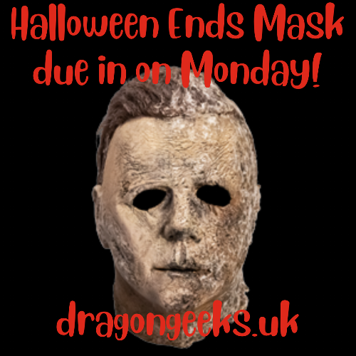 Halloween Ends Masks are on their way to DragonGeeks. Halloween Ends Masks are on their way to DragonGeeks so get yours asap as we only have a few in stock.