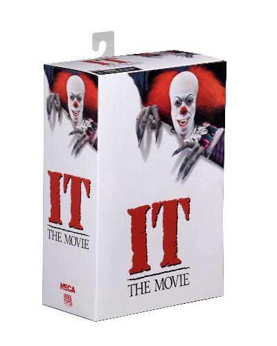 Creeping Pennywise Clowns to scare you over these winter nights! 7' Pennywise figures with accessories. Crafted in excellent detail. They comes with interchangeable heads. These fully articulated figure come packaged in a collection friendly deluxe window box. 

Based on Pennywise from the 1990 film.