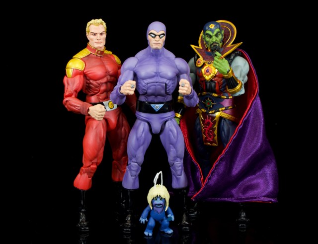 Defenders of the Earth arrive at DragonGeeks to defend us from any alien threat. Based on the characters from the beloved 80s cartoon, Defenders of the Earth, which brought Flash Gordon, Mandrake the Magician, and The Phantom together to battle against evil supervillain Ming the Merciless!
To celebrate the 35th anniversary of the classic cartoon and toy line, NECA is proud to present these 7