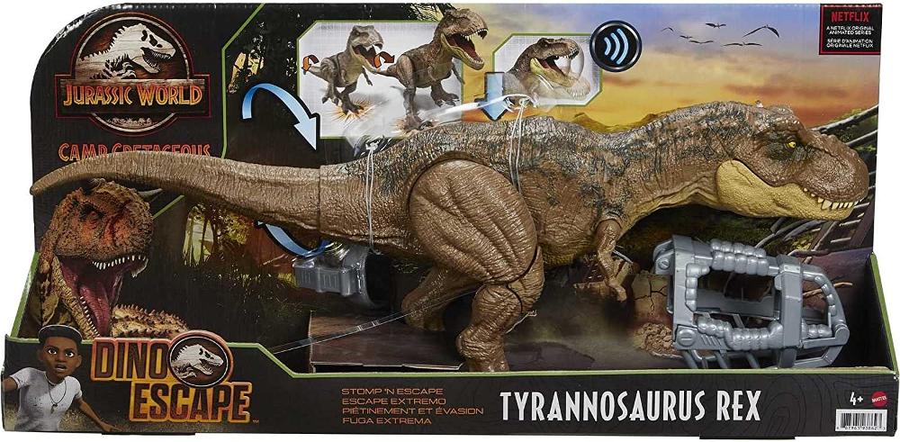 Its looking good for Christmas gifts! Jurassic World  Dinosaurs Toys based on the Netflix original animated series. Tyrannosaurus Rex, Baryonyx Chaos and Scorpios Rex are all in stock at DragonGeeks!