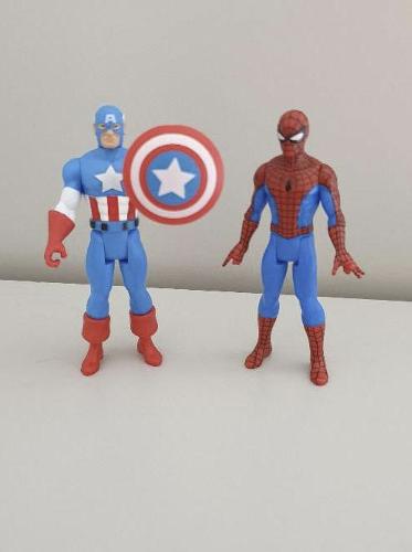 Marvel Retro Collection! Spiderman and Captain America in true retro style!
