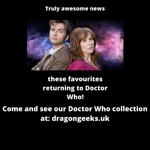 David Tennant and Catherine Tate are returning to Doctor Who! Great news for fans. A few days ago saw the announcement that David Tennant and Catherine Tate are returning to Doctor Who. This follows the news that Ncuti Gatwa has been confirmed as the new Doctor. So exciting times ahead for the series and with Russel T Davies returning as well, there are vast changes ahead.