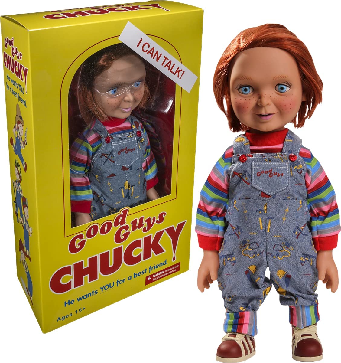 Chucky Good Guy Happy Face 15' inch with Sound.