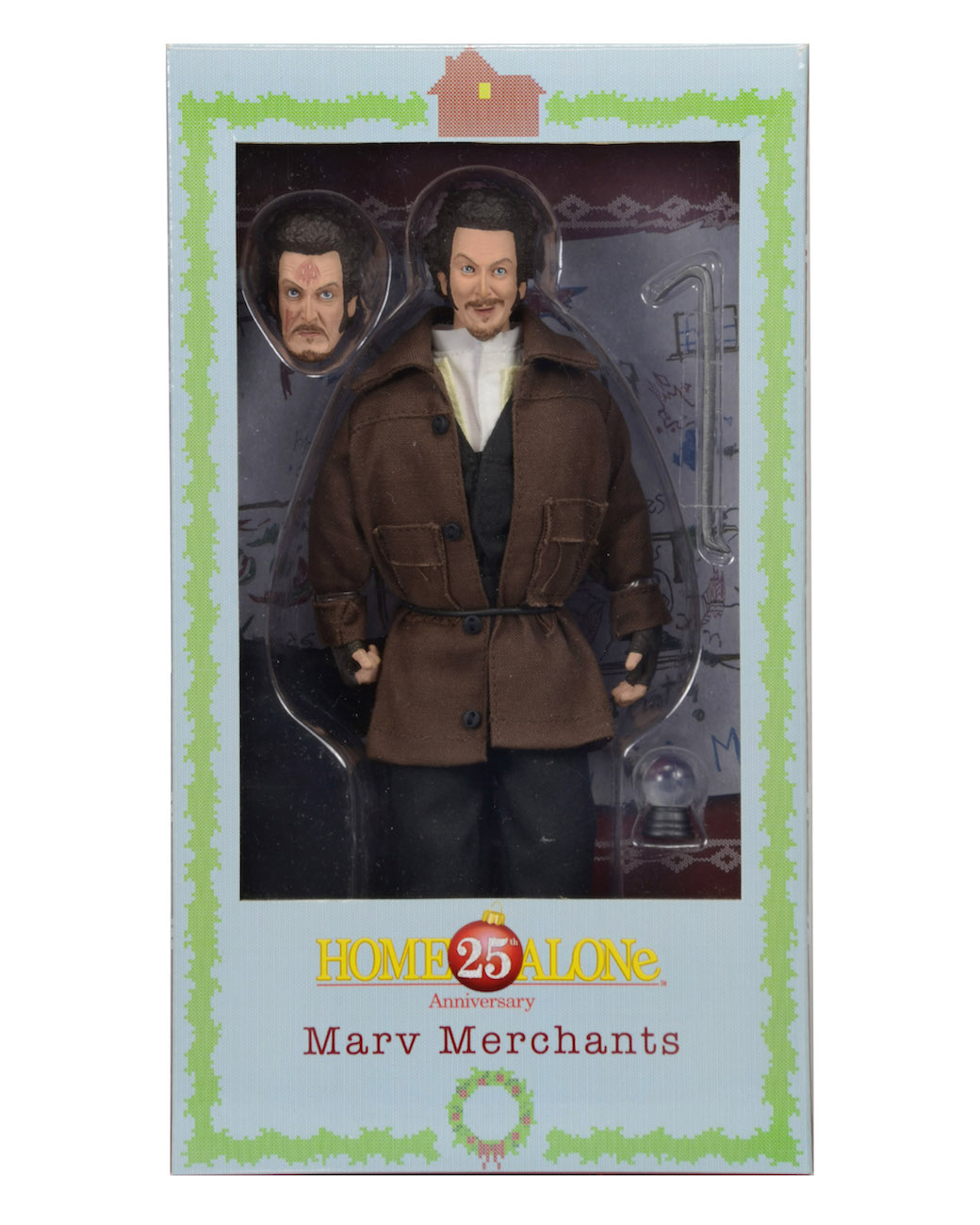 HOME ALONE CLOTHED MARV MERCHANT, RETRO STYLE ACTION FIGURE FROM NECA!