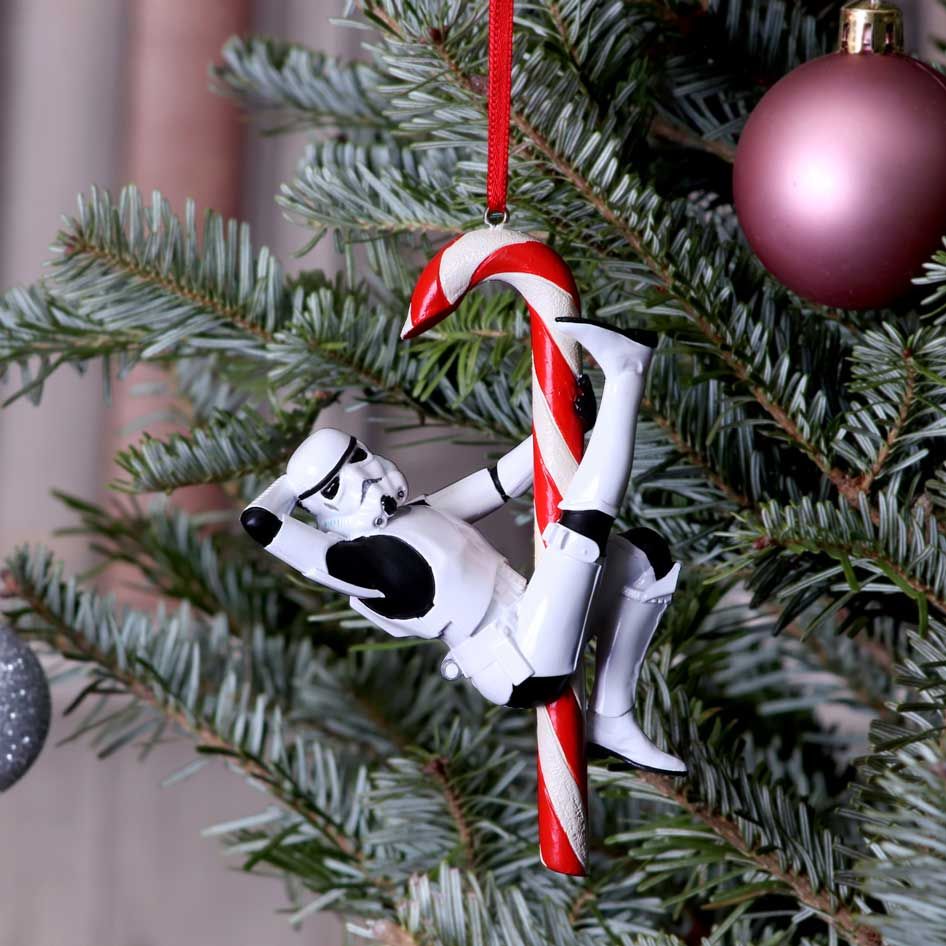 Original Stormtrooper Candy Cane Hanging Ornament