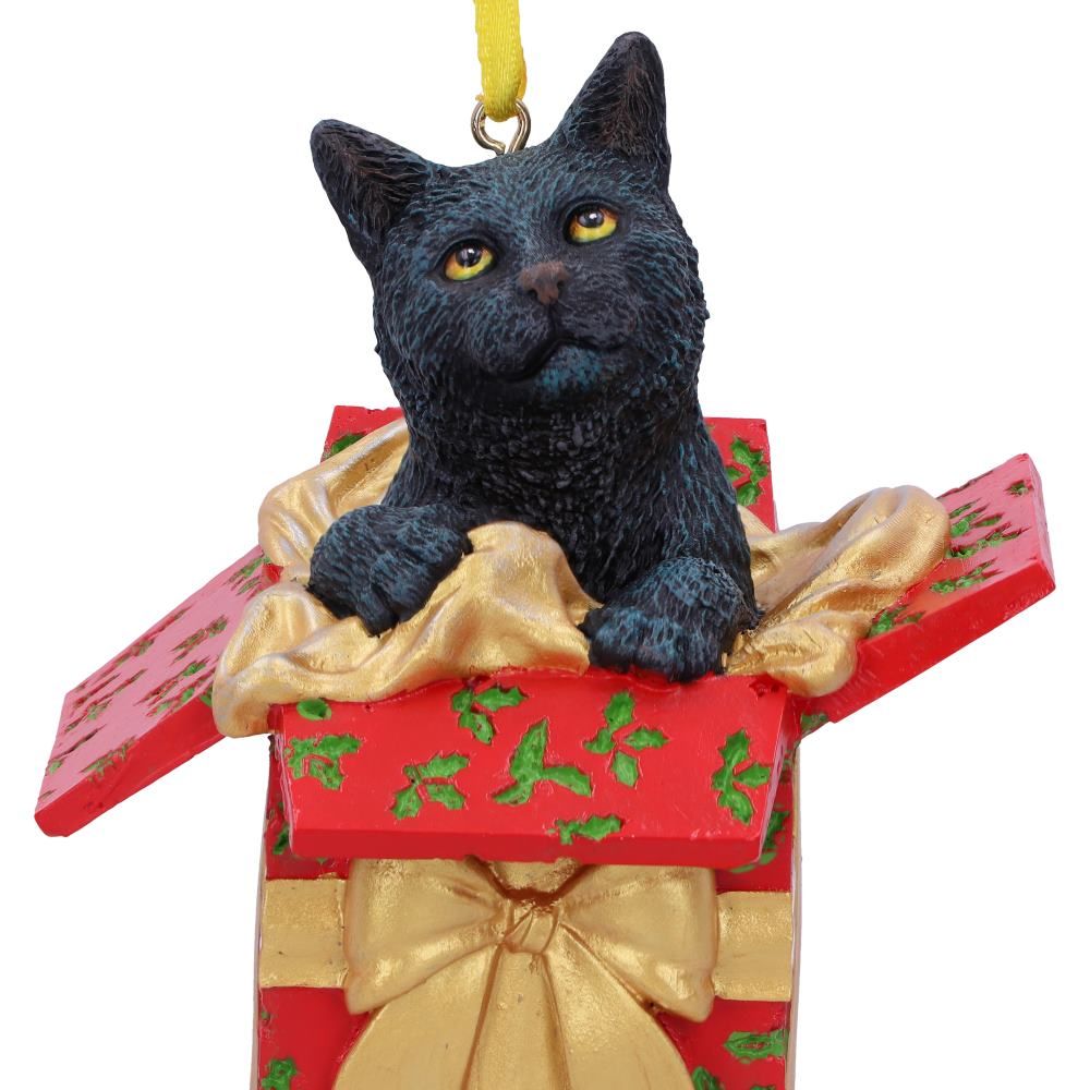 Present Cat Hanging Ornament.
