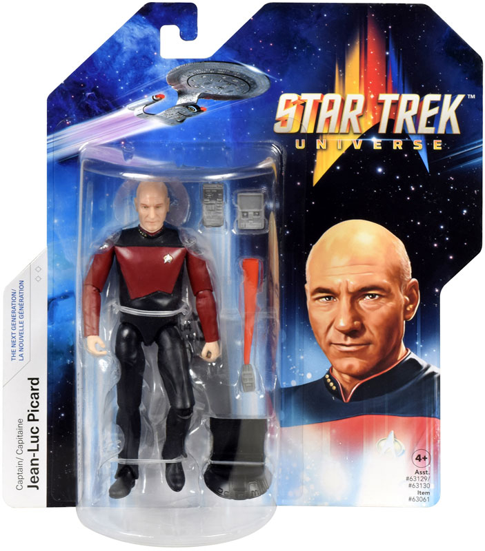 Highly detailed, 12.5cm Captain Jean-Luc Picard figure from Star Trek The Next Generation
