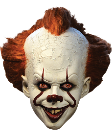 Pennywise Horror Masks, Horror collectables selling film and franchise memorabilia and retro toys