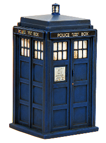 Doctor Who Tardis, sci-fi collectables selling film and franchise memorabilia and retro toys